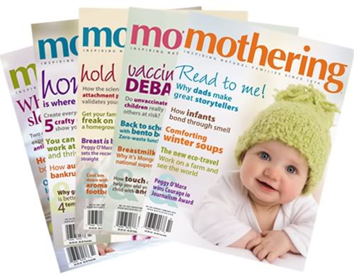 Mothering magazine covers