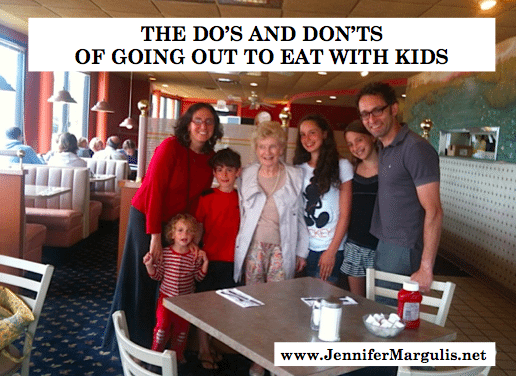 The do's and don'ts of eating out with kids