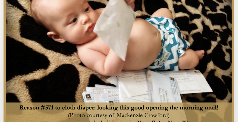 Reasons to use cloth diapers. They're so stylish! | Jennifer Margulis, PhD