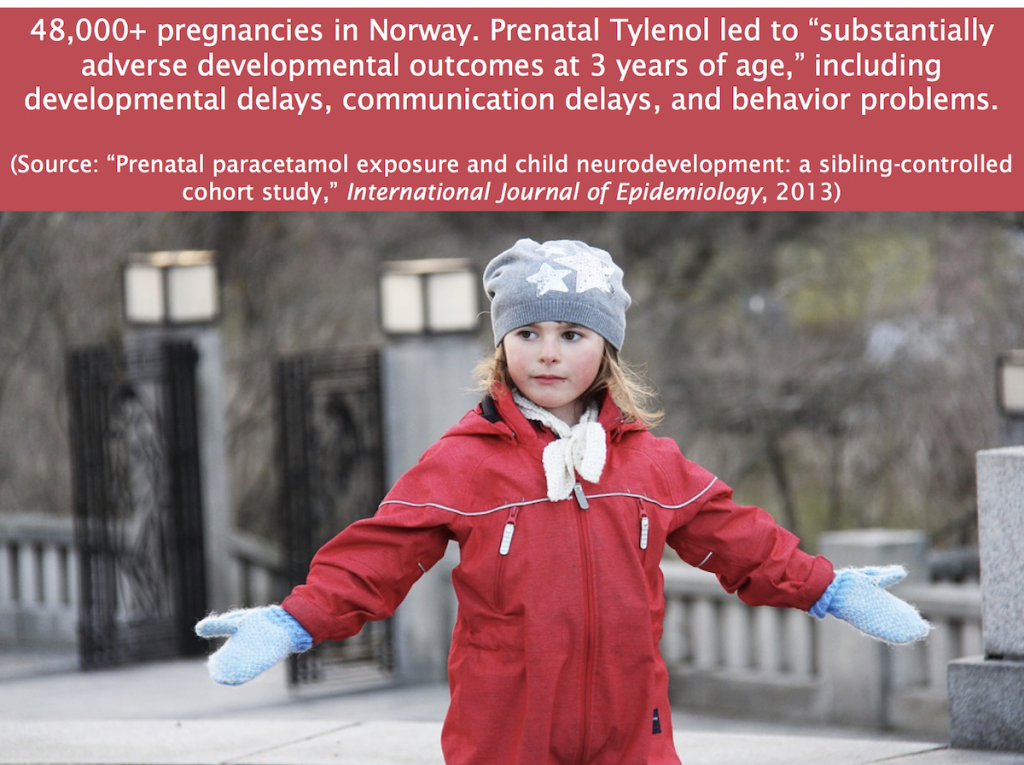 I Thought Tylenol Would be Pulled From the Market by Now. Norwegian study