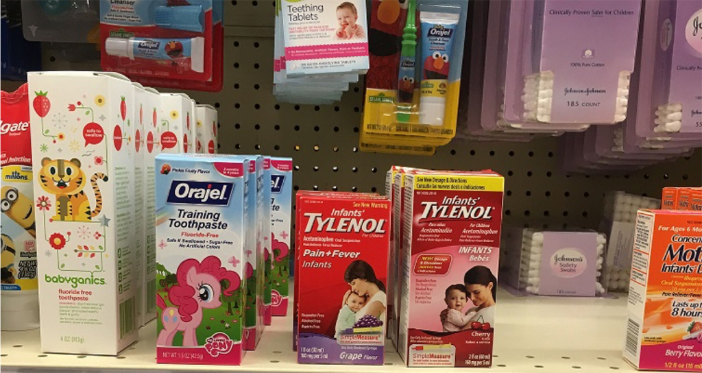 Tylenol on drugstore remedies