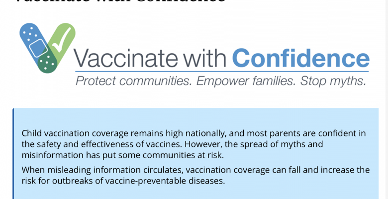 CDC's Vaccinate with Confidence Campaign